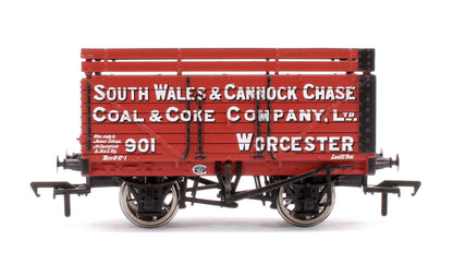 Pre-Owned 7 Plank Wagon With Coke Rails 'South Wales & Cannock Chase'