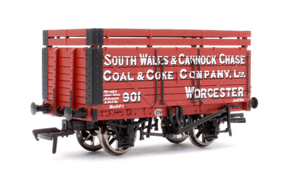 Pre-Owned 7 Plank Wagon With Coke Rails 'South Wales & Cannock Chase'