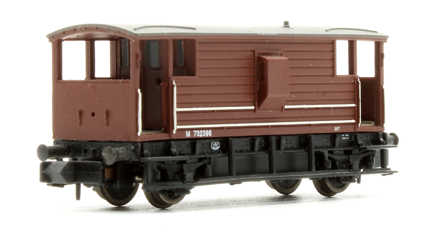 Pre-Owned 377-300 20T EX-LMS Brake Van BR (M) Bauxite 'M732396'