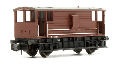 Pre-Owned 377-300 20T EX-LMS Brake Van BR (M) Bauxite 'M732396'