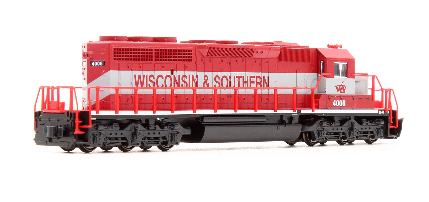 176-4815 Pre-Owned SD40-2 Early With Dynamic Brake Diesel Locomotive Wisconsin & Southern - Road #4006