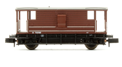 Pre-Owned 377-300 20T EX-LMS Brake Van BR (M) Bauxite 'M732396'