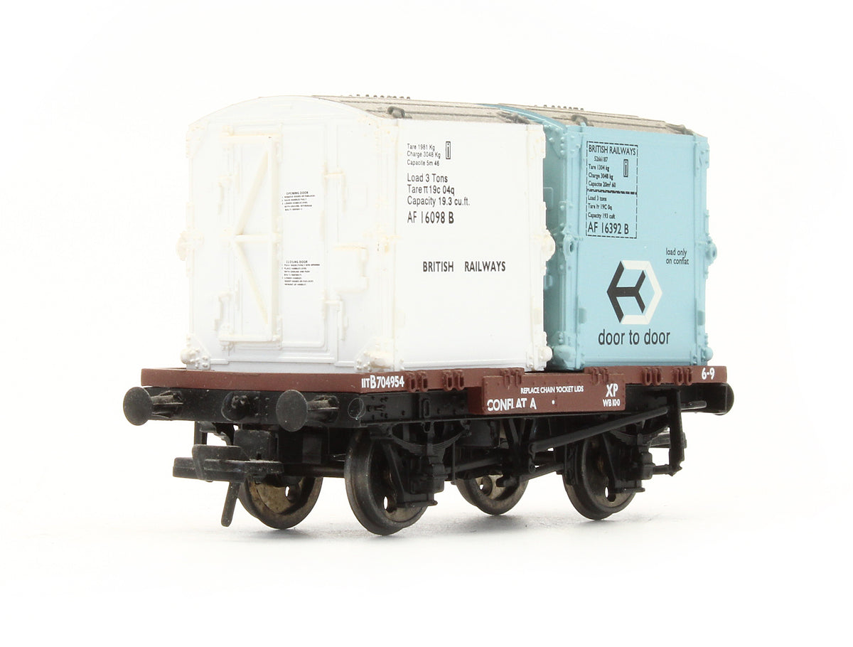 Pre-Owned 37-976 Conflat With Two AFU Containers BR 'B704954'