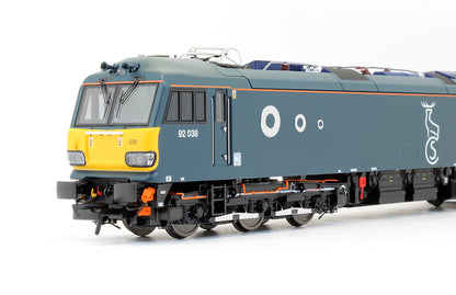Pre-Owned Class 92038 Caledonian Sleeper Electric Locomotive - DCC Sound