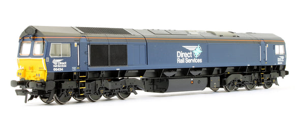 Pre-Owned Class 66434 DRS Plain Blue Compass Diesel Locomotive