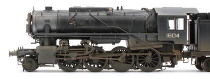 Bespoke Weathered 926001 USATC S160 2-8-0 GWR Wartime Black U.S.A on Tender No.1604 Steam Locomotive - Deluxe Weathered