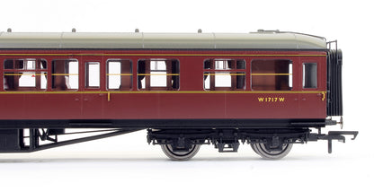 Pre-Owned BR Maroon Hawksworth 3rd Class Coach 'W1717W'