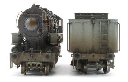 Bespoke Weathered 926003 USATC S160 2-8-0 LNER Wartime Light Grey U.S.A on Tender No.1712 Steam Locomotive - Deluxe Weathered
