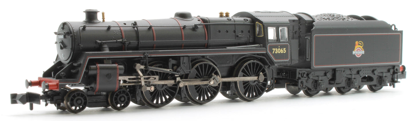 Pre-Owned BR Standard 5MT with BR1C Tender 73065 BR Lined Black (Early Emblem)