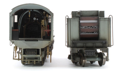 Bespoke Weathered 926003 USATC S160 2-8-0 LNER Wartime Light Grey U.S.A on Tender No.1712 Steam Locomotive - Deluxe Weathered