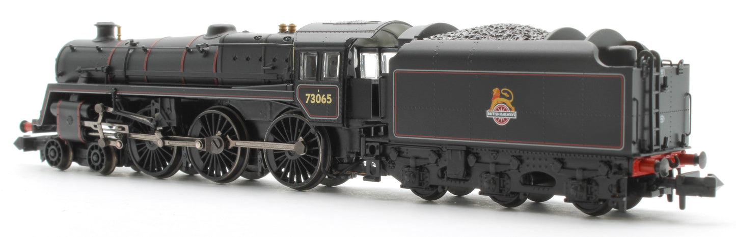 Pre-Owned BR Standard 5MT with BR1C Tender 73065 BR Lined Black (Early Emblem)