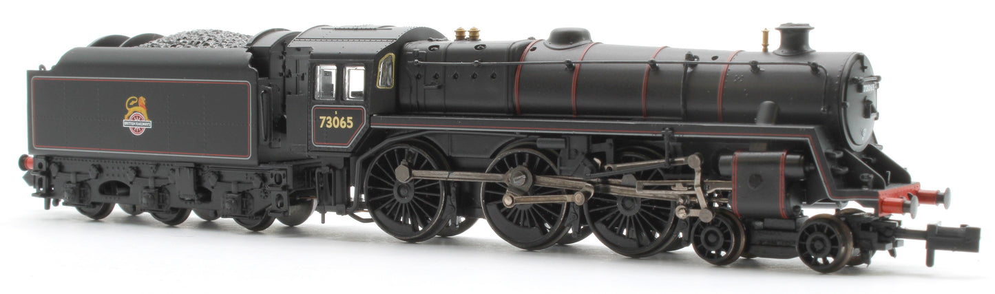 Pre-Owned BR Standard 5MT with BR1C Tender 73065 BR Lined Black (Early Emblem)
