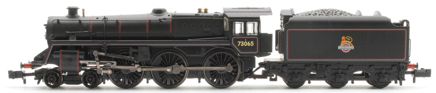 Pre-Owned BR Standard 5MT with BR1C Tender 73065 BR Lined Black (Early Emblem)