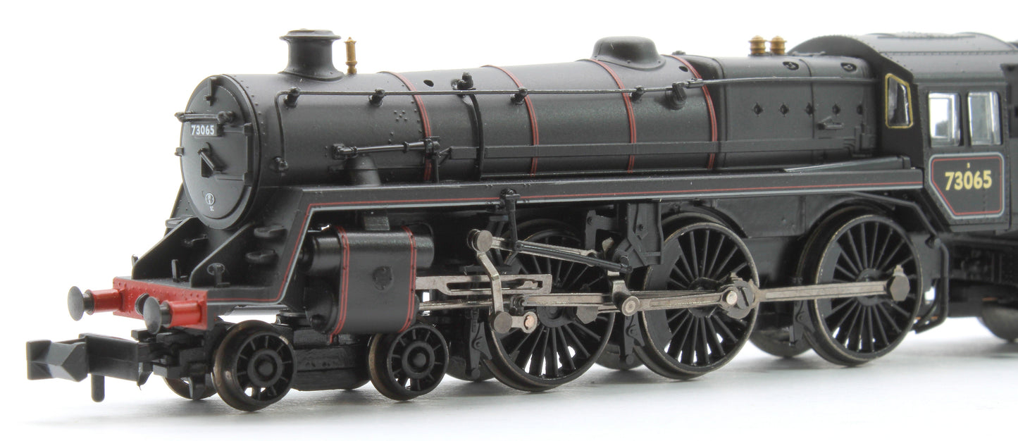 Pre-Owned BR Standard 5MT with BR1C Tender 73065 BR Lined Black (Early Emblem)