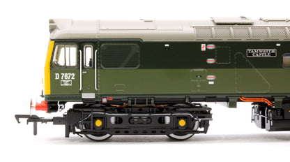 Class 25/3 D7672 'Tamworth Castle' BR Two-Tone Green (Full Yellow Ends) - DCC Sound Deluxe