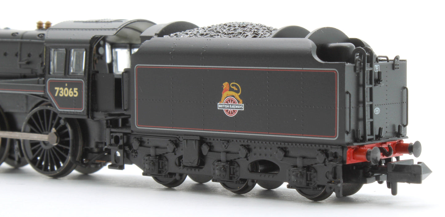 Pre-Owned BR Standard 5MT with BR1C Tender 73065 BR Lined Black (Early Emblem)