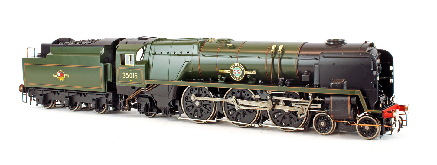 Pre-Owned BR Green Rebuilt 4-6-2 Merchant Navy 35015 'Rotterdam Lloyd' Steam Locomotive - DCC Sound