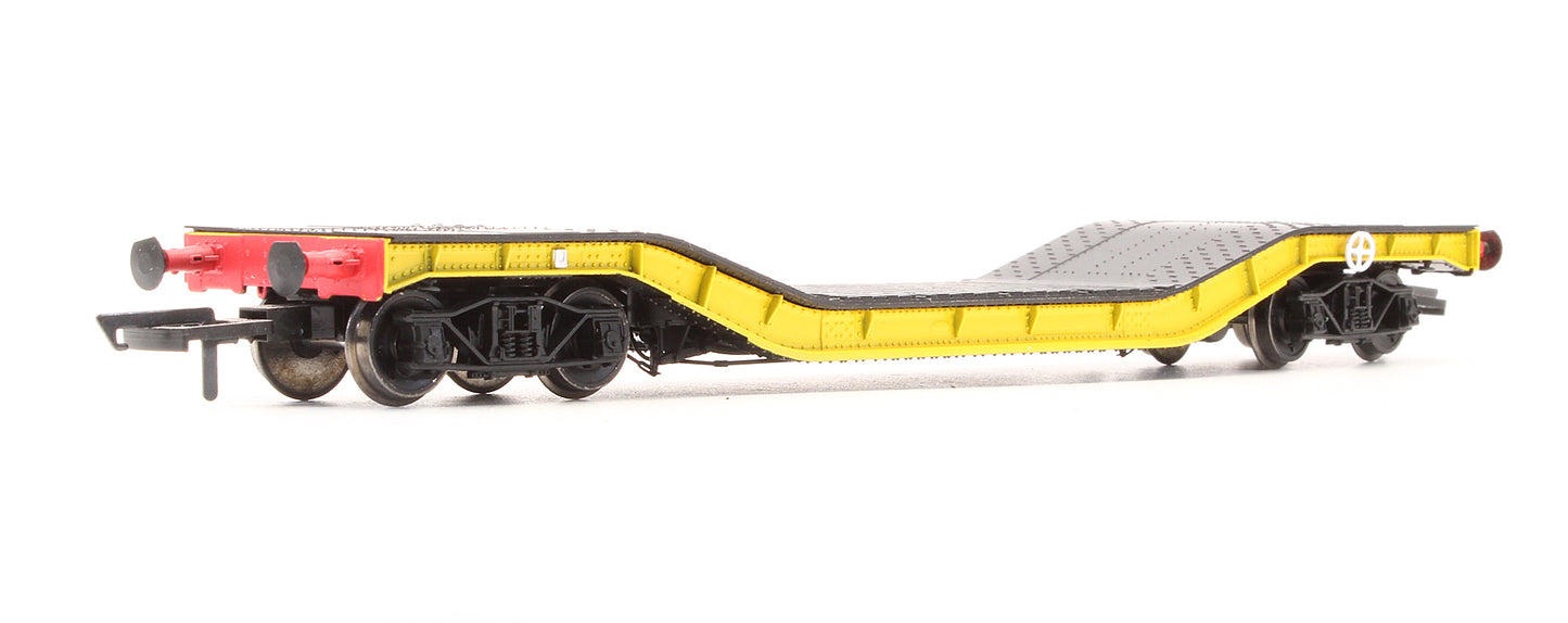Pre-Owned H4-WW-013 Warwell Wagon 50T With Diamond Frame Bogies BR Engineers Yellow