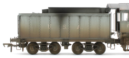 Bespoke Weathered 926003 USATC S160 2-8-0 LNER Wartime Light Grey U.S.A on Tender No.1712 Steam Locomotive - Deluxe Weathered