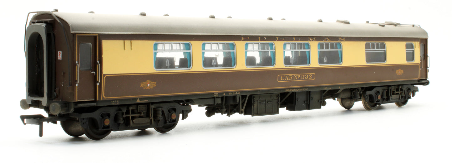 Pre-Owned 39-300 BR MK1 SK Pullman Kitchen Second 'Car No.332' (With Lighting) - Custom Weathered