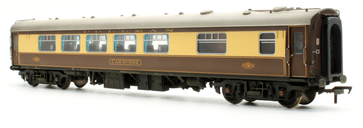 Pre-Owned 39-300 BR MK1 SK Pullman Kitchen Second 'Car No.332' (With Lighting) - Custom Weathered