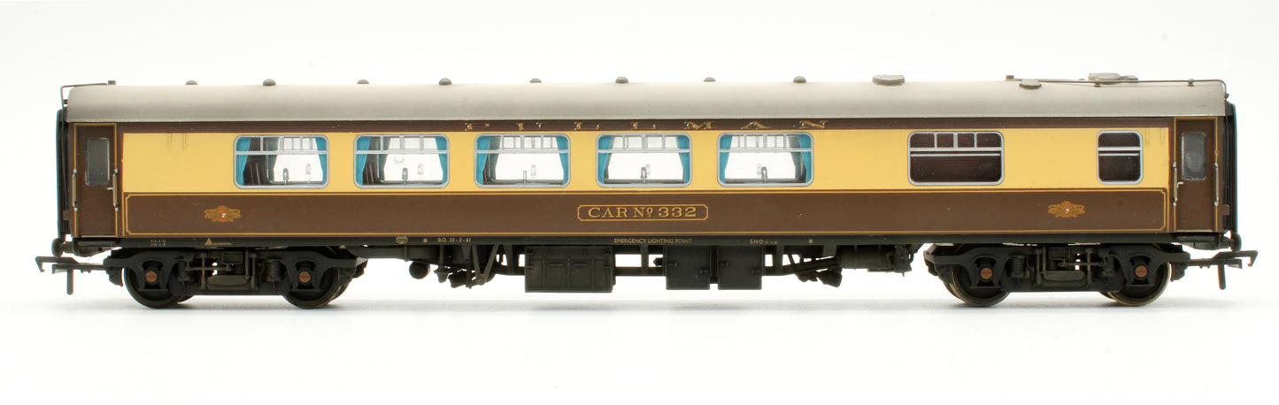 Pre-Owned 39-300 BR MK1 SK Pullman Kitchen Second 'Car No.332' (With Lighting) - Custom Weathered