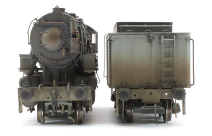 Bespoke Weathered 926004 USATC S160 2-8-0 SR Wartime Light Grey with Transportation Corps U.S.A on Tender No.2356 Steam Locomotive - Deluxe Weathered
