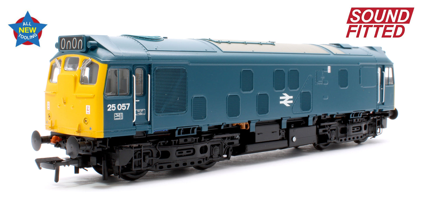 Class 25/1 25057 BR Blue Diesel Locomotive - DCC Sound