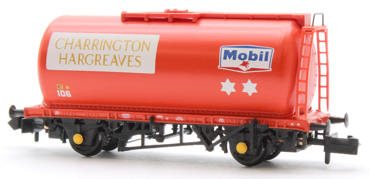 BR 45T Class B TTA Tank Wagon 'Charrington Hargreaves/Mobil' Red 106