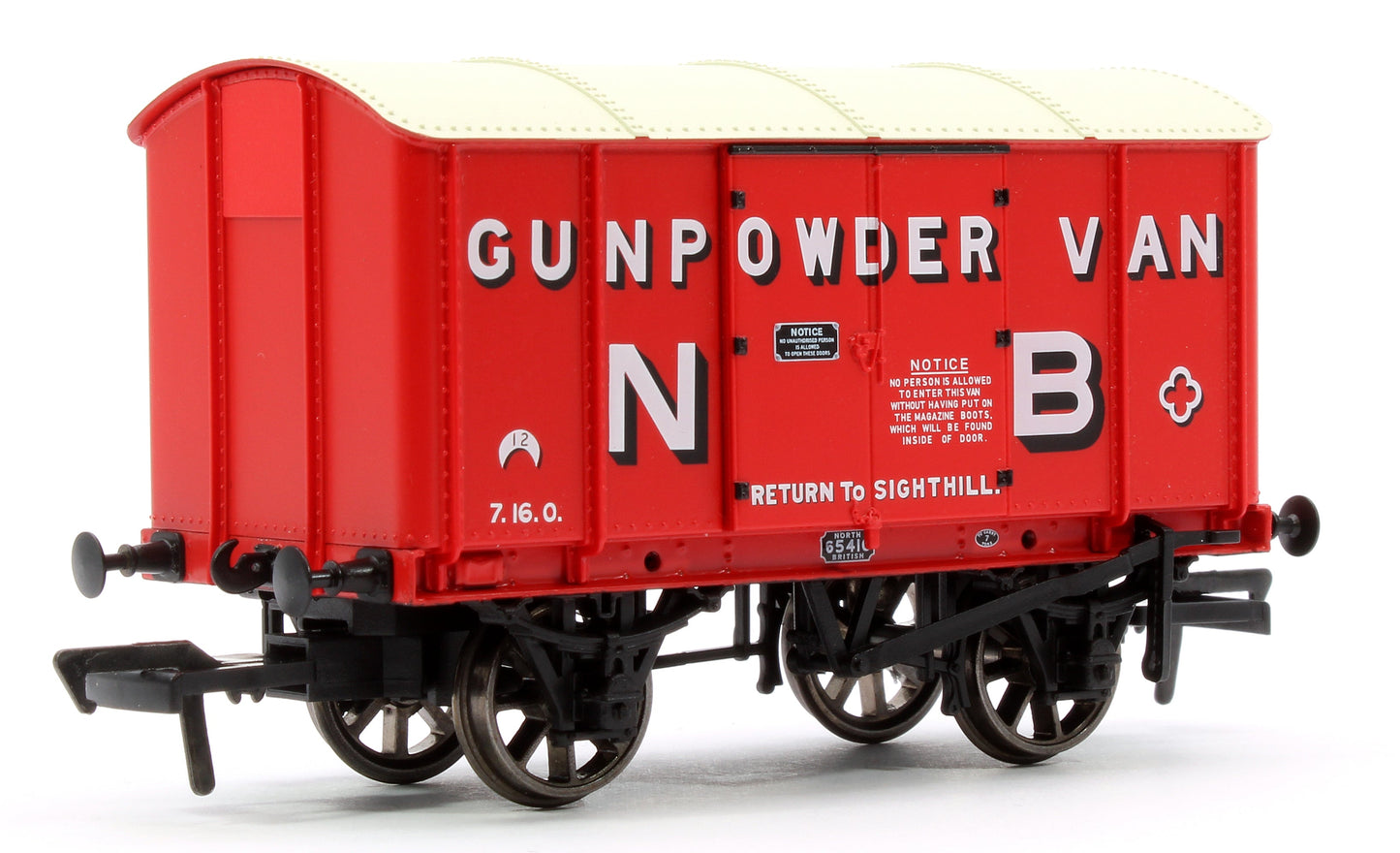 Pre-Owned GWR ‘Iron Mink’ Gunpowder Van North British Railway No. 65410