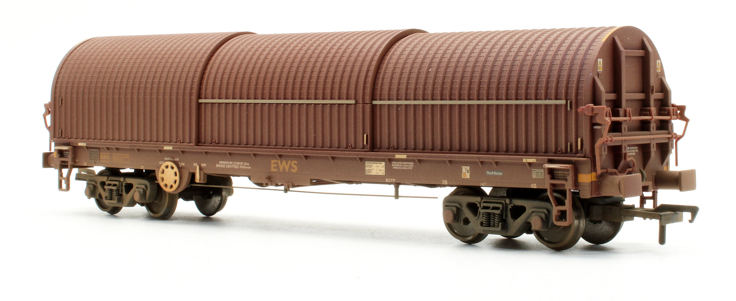 Pre-Owned EWS BRA Steel Strip Carrier Wagon - Weathered