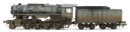 Bespoke Weathered 926004 USATC S160 2-8-0 SR Wartime Light Grey with Transportation Corps U.S.A on Tender No.2356 Steam Locomotive - Deluxe Weathered