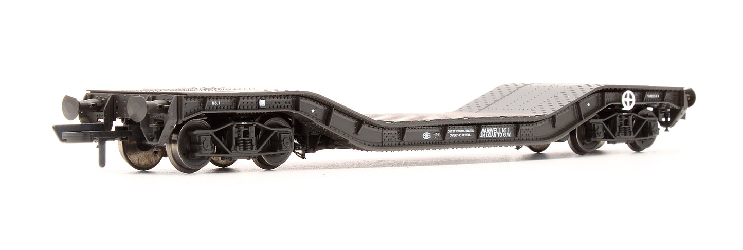 Pre-Owned H4-WW-001 Warwell Wagon 50T With Diamond Frame Bogies MS.1 In WD (GWR)