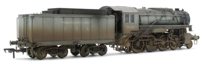 Bespoke Weathered 926504 USATC S160 2-8-0 SR Wartime Light Grey with Transportation Corps U.S.A on Tender No.2356 Steam Locomotive - DCC Sound & Deluxe Weathered