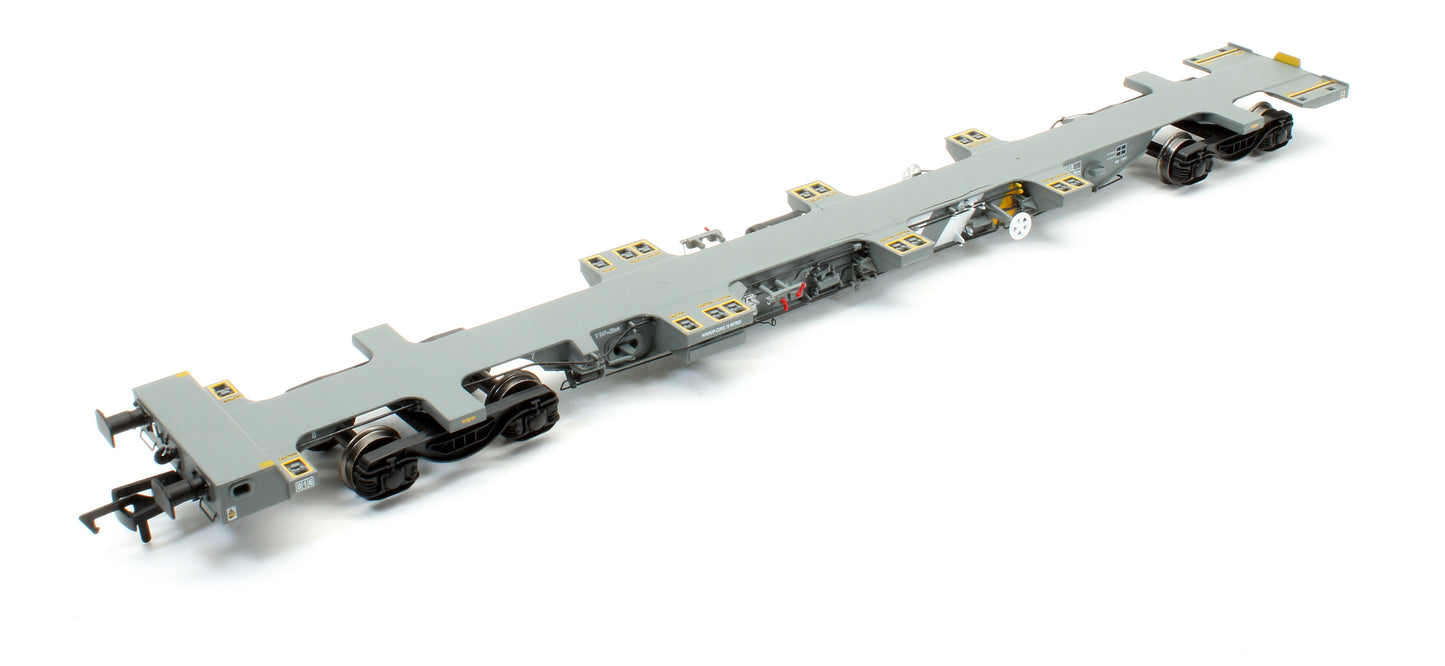 Pre-Owned B913REg FEA-B Container Flat Wagon Twin Pack Fastline 643019 & 643020 (Rail Express Limited Edition)