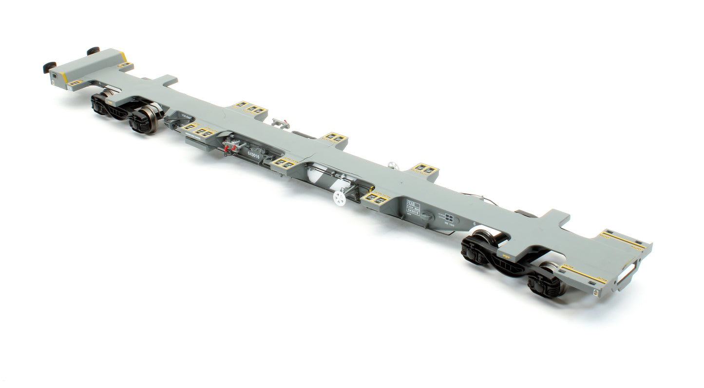 Pre-Owned B913REg FEA-B Container Flat Wagon Twin Pack Fastline 643019 & 643020 (Rail Express Limited Edition)