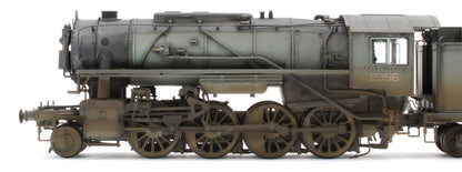 Bespoke Weathered 926004 USATC S160 2-8-0 SR Wartime Light Grey with Transportation Corps U.S.A on Tender No.2356 Steam Locomotive - Deluxe Weathered