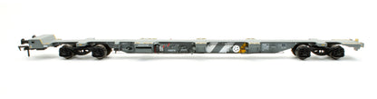 Pre-Owned B913REg FEA-B Container Flat Wagon Twin Pack Fastline 643019 & 643020 (Rail Express Limited Edition)