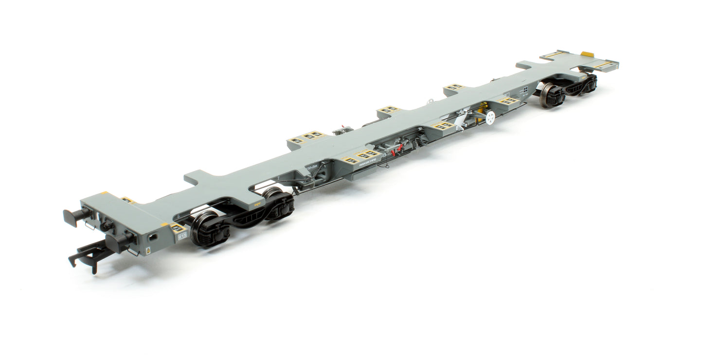 Pre-Owned B913REg FEA-B Container Flat Wagon Twin Pack Fastline 643019 & 643020 (Rail Express Limited Edition)