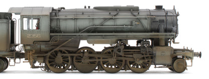 Bespoke Weathered 926004 USATC S160 2-8-0 SR Wartime Light Grey with Transportation Corps U.S.A on Tender No.2356 Steam Locomotive - Deluxe Weathered