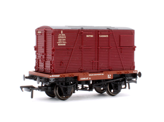 Pre-Owned 13T Conflat BR Crimson with BD Container No.B709007