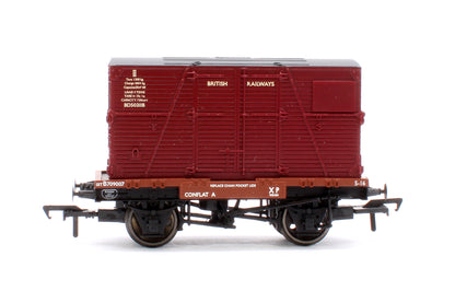 Pre-Owned 13T Conflat BR Crimson with BD Container No.B709007
