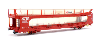 Pre-Owned IPA Twin Double Deck Car Transporter STVA Red