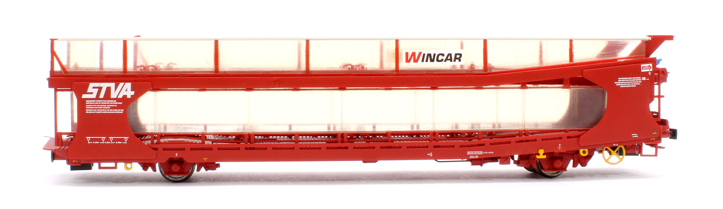 Pre-Owned IPA Twin Double Deck Car Transporter STVA Red