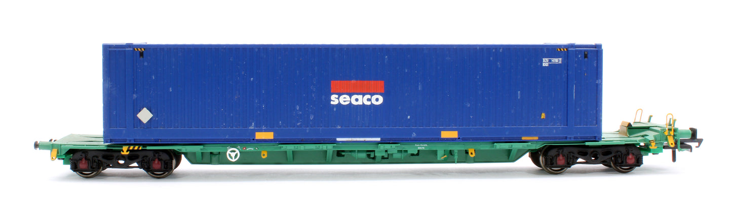 Pre-Owned 37-302 Intermodal Bogie Wagon With 45ft Swap Body Containers 'GE SEACO'