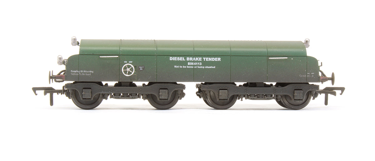 Pre-Owned BR Diesel Brake Tender B964113 BR Green SYP - Weathered - Exclusive Edition
