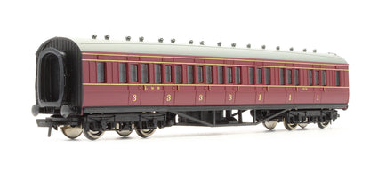 Pre-Owned 57' Corridor 1st / 3rd Coach LMS Maroon '3572'