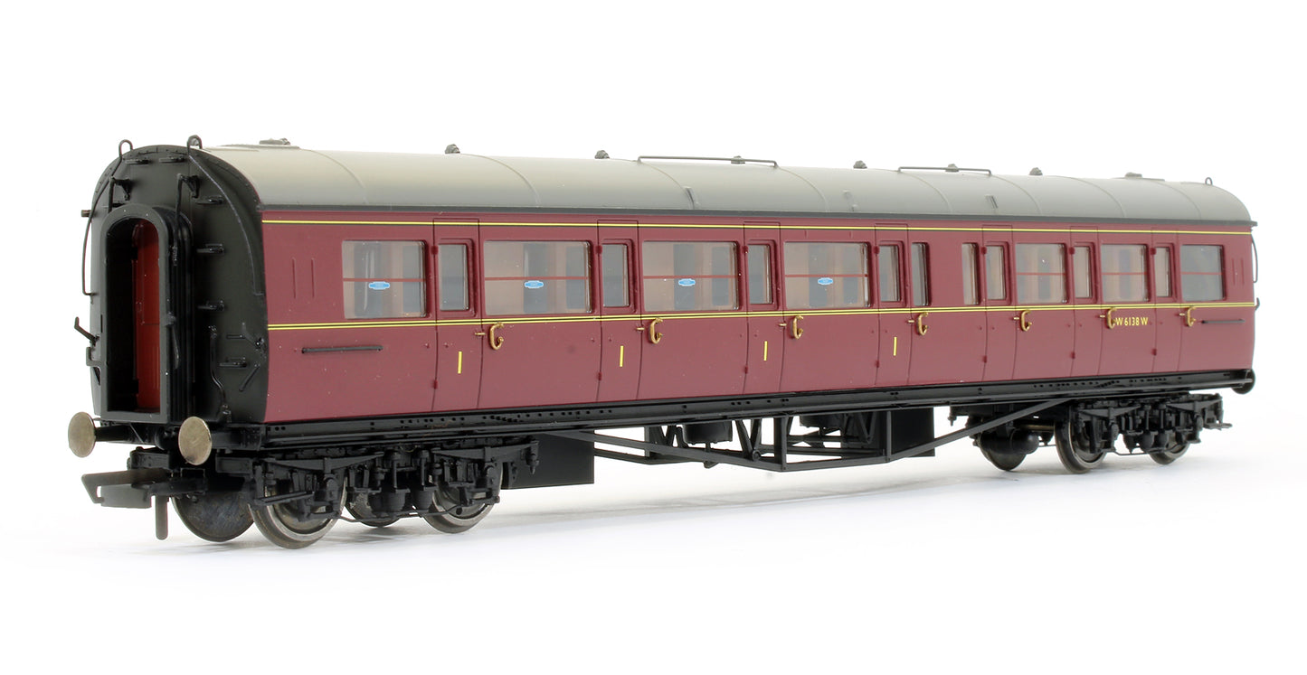 Pre-Owned R4766 BR Maroon Collett Corridor Composite (LH) Coach 'W6138W'