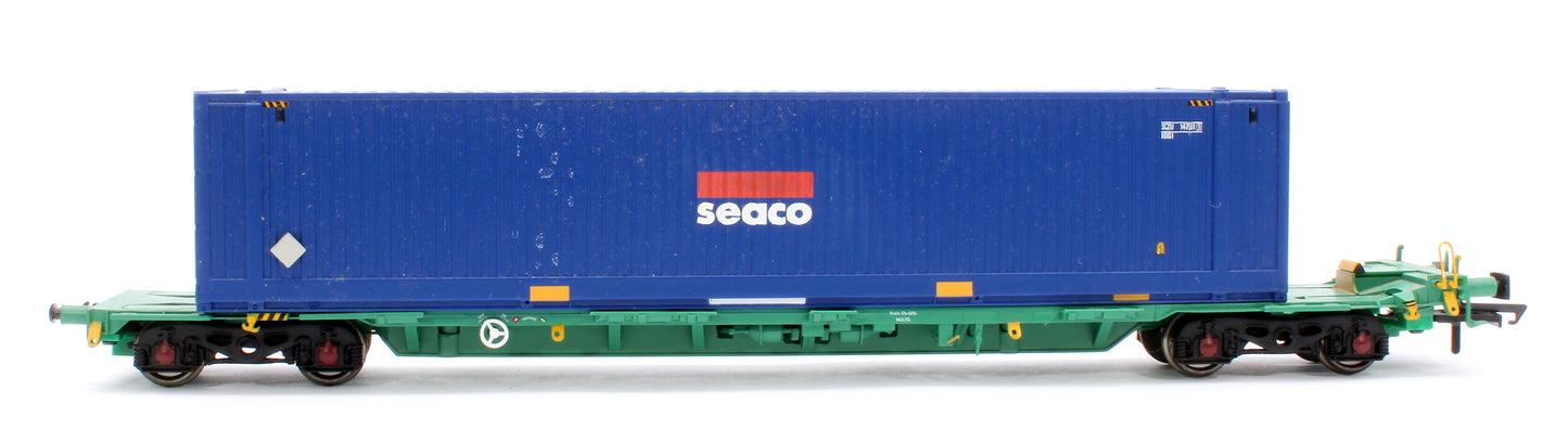 Pre-Owned 37-302 Intermodal Bogie Wagon With 45ft Swap Body Containers 'GE SEACO'