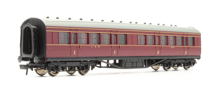 Pre-Owned 57' Corridor 1st / 3rd Coach LMS Maroon '3572'